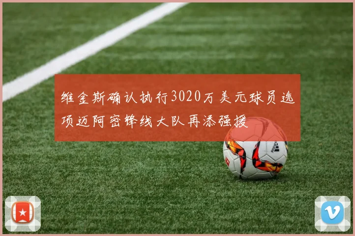 维金斯确认执行3020万美元球员选项迈阿密锋线大队再添强援